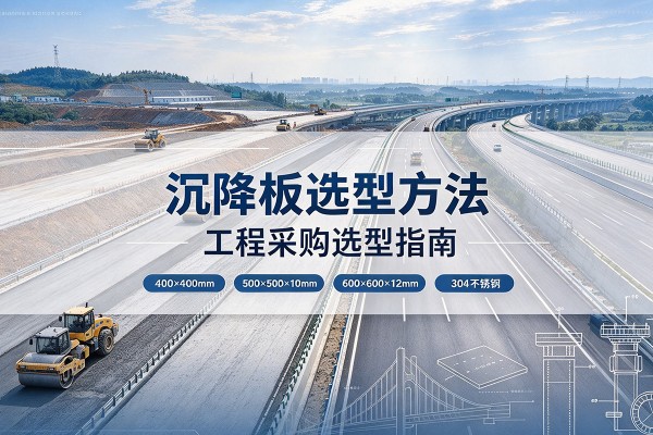 云岩沉降板选择方法
