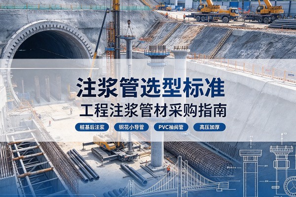 云岩注浆管选型标准