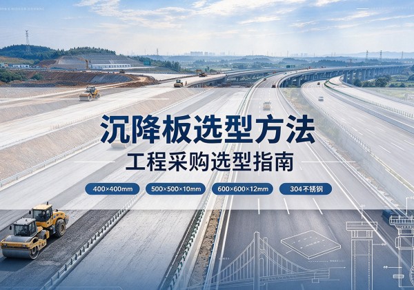 云岩沉降板选择方法
